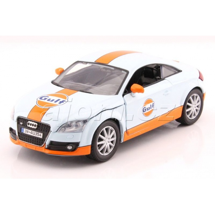 Audi TT Coupe Gulf Series kovový model auta MotorMax 1:24