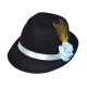 Tyrolský klobouk s peřím