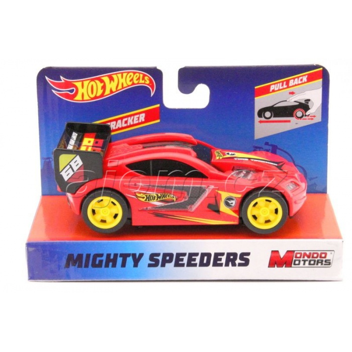 Hot Wheels Mighty Speeders Time Tracker Red