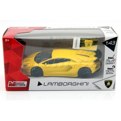 Lamborghini Aventador SVJ model auta Mondo Motors 1:43