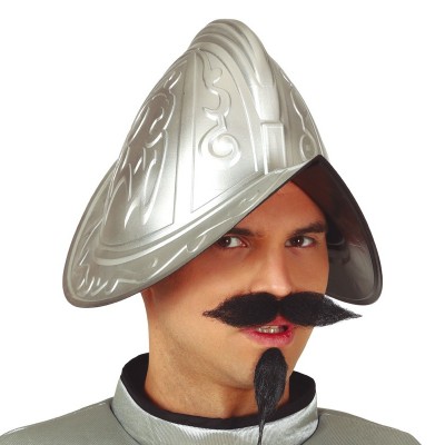 Helma rytíř stříbrná plastová