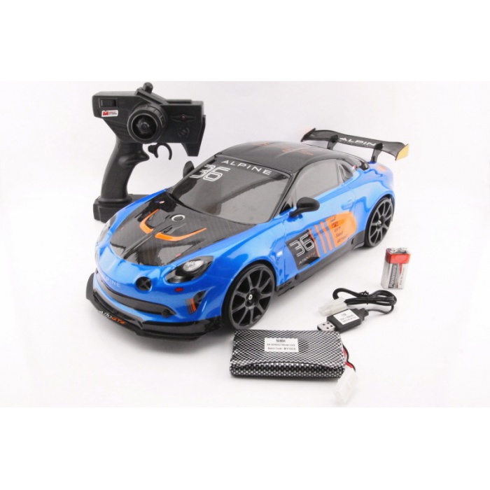 RC model Renault Alpine GT4 2,4Ghz auto na dálkové ovládání 1:10