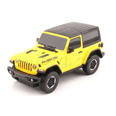 RC model Jeep Wrangler Rubicon auto na dálkové ovládání 1:24 žlutý