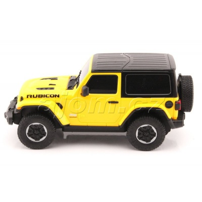 RC model Jeep Wrangler Rubicon auto na dálkové ovládání 1:24 žlutý