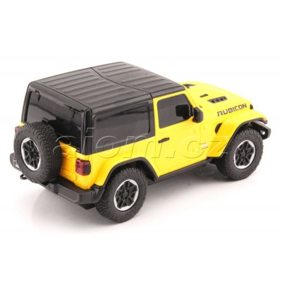 RC model Jeep Wrangler Rubicon auto na dálkové ovládání 1:24 žlutý