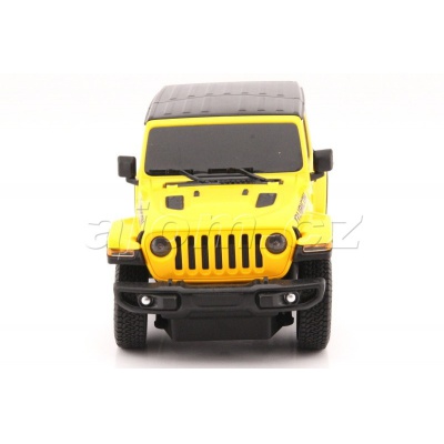 RC model Jeep Wrangler Rubicon auto na dálkové ovládání 1:24 žlutý