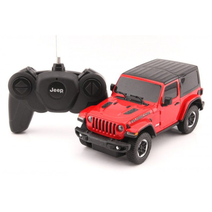 RC model Jeep Wrangler Rubicon auto na dálkové ovládání 1:24 červený