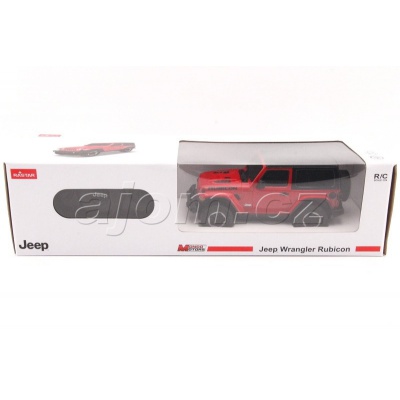RC model Jeep Wrangler Rubicon auto na dálkové ovládání 1:24 červený