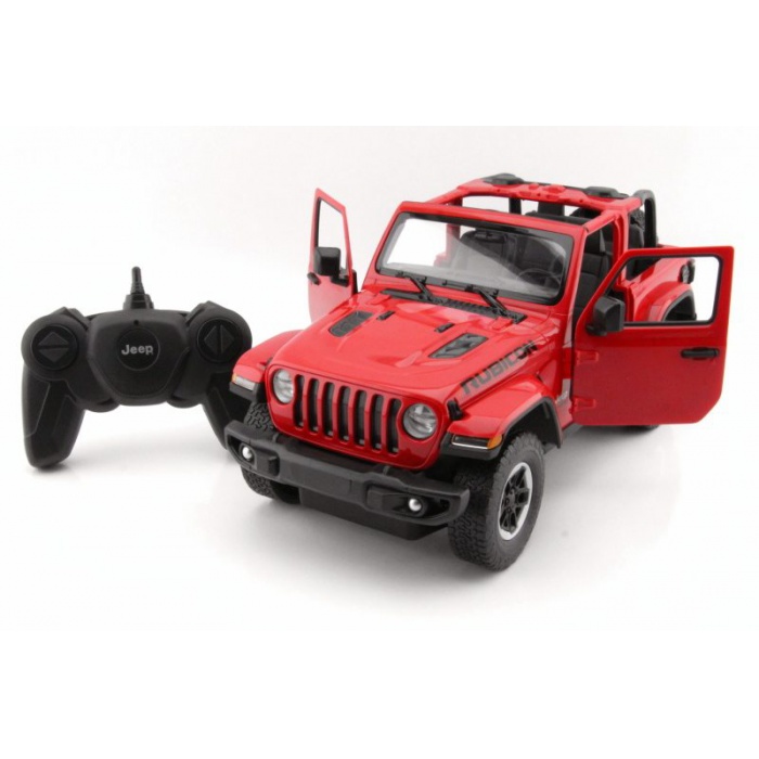 RC model Jeep Wrangler Rubicon auto na dálkové ovládání 1:14 červený