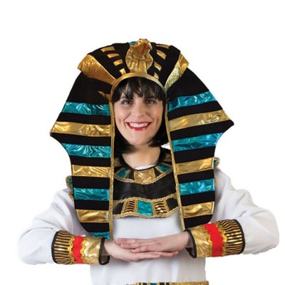 Egyptská koruna faraon textilní