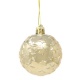 Vánoční ozdoby zlaté koule s hvězdičkami 4 ks 8 cm