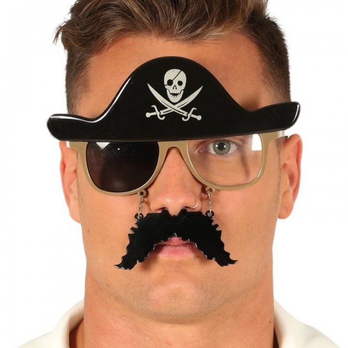 Brýle s knírkem pirát