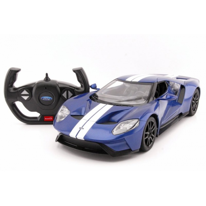 RC model Ford GT auto na dálkové ovládání 1:14 modrá 2,4GHz