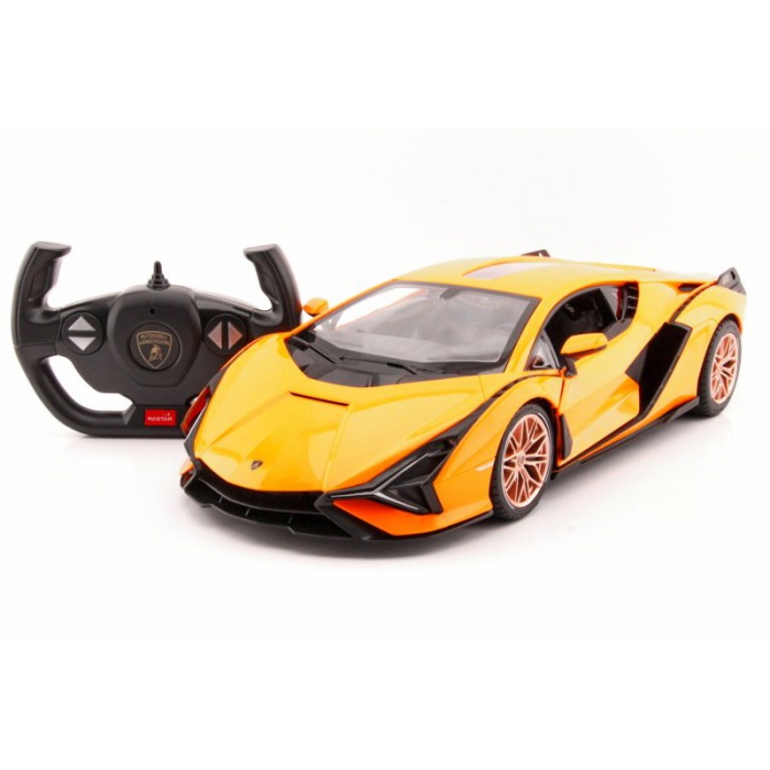RC model Lamborghini Sián auto na dálkové ovládání 1:14 oranžová 2,4GHz