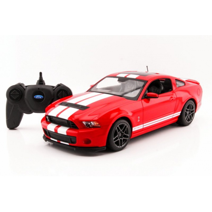 RC model Ford Shelby GT 500 auto na dálkové ovládání 1:14 červená 2,4GHz