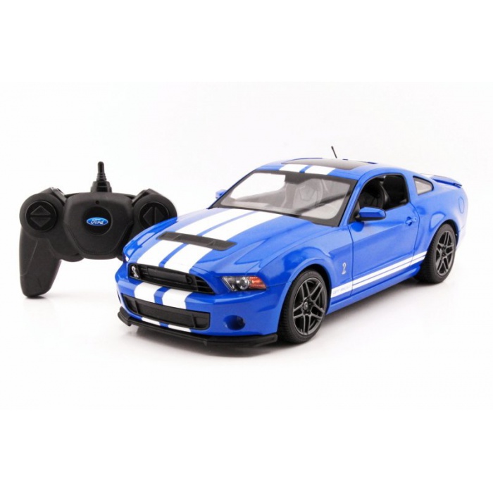 RC model Ford Shelby GT 500 auto na dálkové ovládání 1:14 modrá 2,4GHz