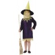 Dětský kostým Čarodějnice žlutá 110