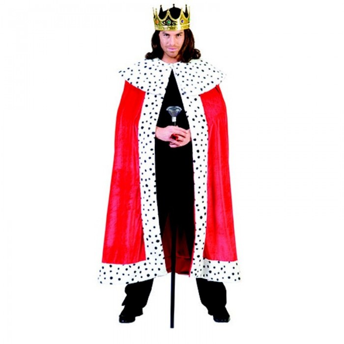Karnevalový kostým Král plášť červený