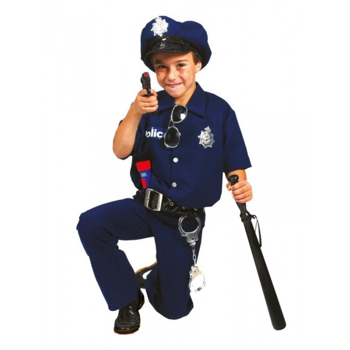 Dětský kostým Policista Bobby 140