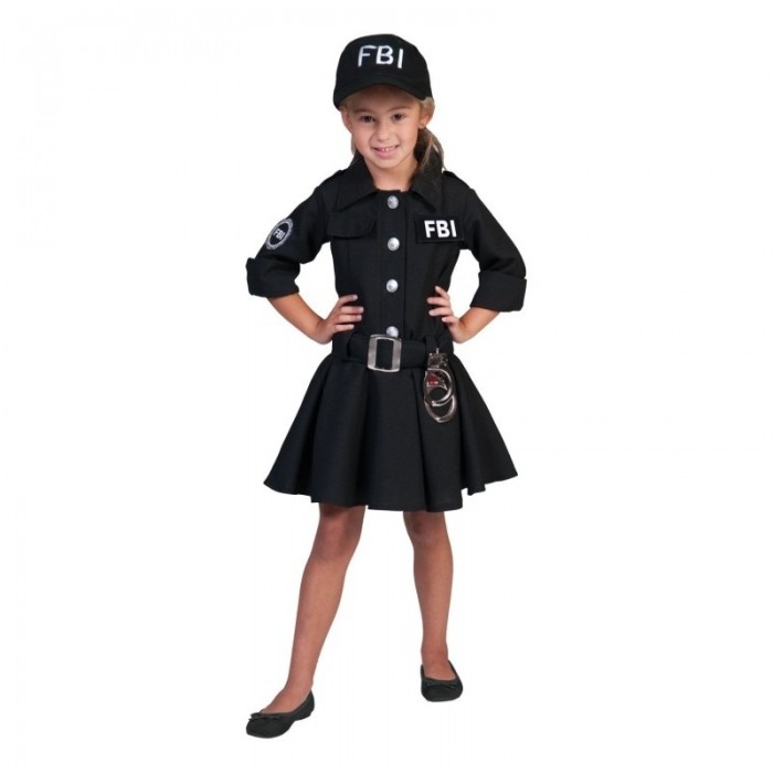 Dětský kostým Agentka FBI Dana 128