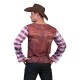 Pánský kostým 3D tričko kovboj 56