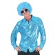 Pánský kostým Disco košile modrá 48-50