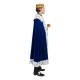 Karnevalový kostým Král plášť modrý