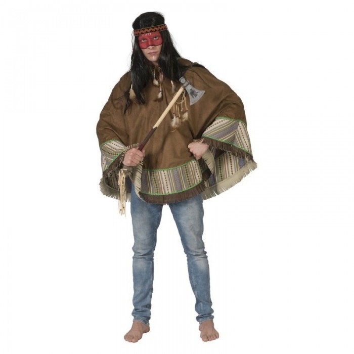 Pánský kostým Indián pončo