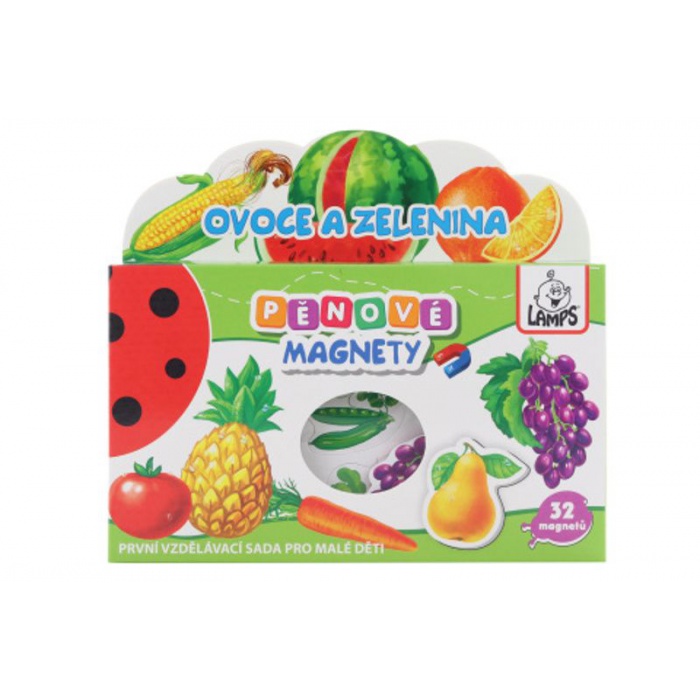 Dětské pěnové magnety Ovoce a zelenina