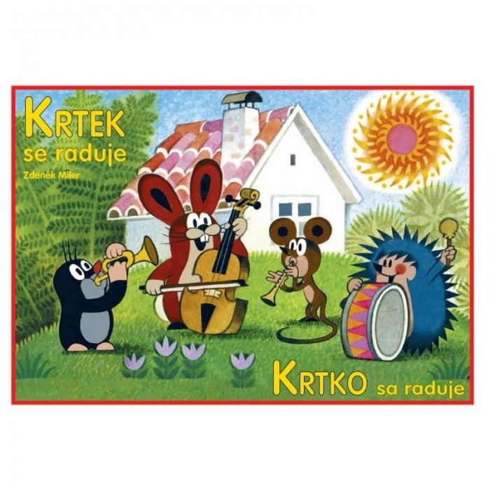 Omalovánky Krtek se raduje