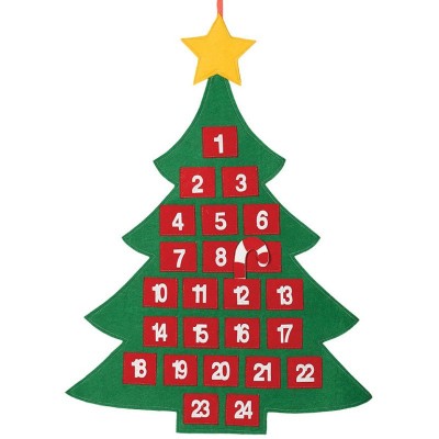 Adventní kalendář stromeček 70 x 55 cm
