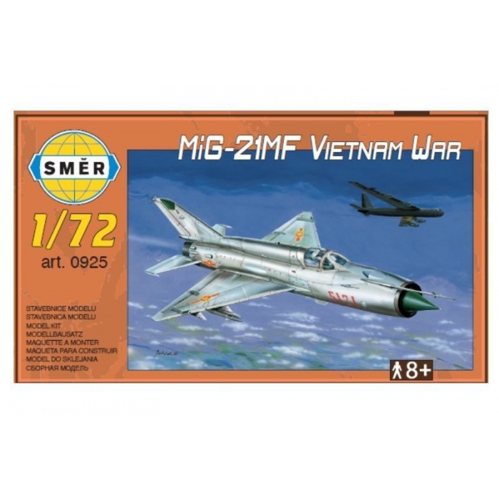 MiG-21 MF Vietnam War 1:72 Směr plastikový model letadlo ke slepení