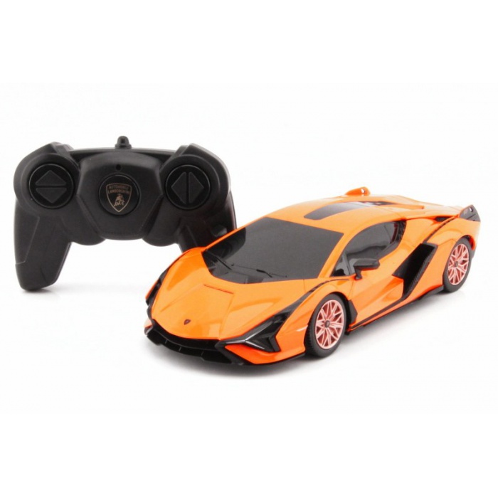 RC model Lamborghini Sián auto na dálkové ovládání 1:24 oranžová 2,4GHz