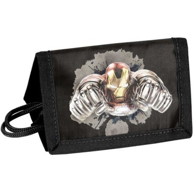 Textilní peněženka Avengers IronMan černá