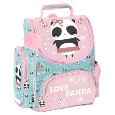 Školní batoh aktovka Panda růžová