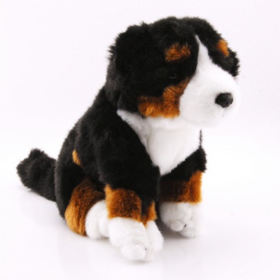 Plyšový Pes štěně Bernský salašnický sedící 26 cm eco-friendly
