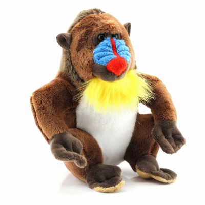 Plyšový mandril 17 cm