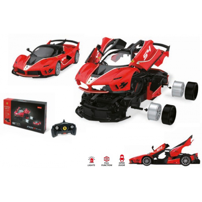 RC model KIT Ferrari FXX K EVO 1:18 auto na dálkové ovládání k sestavení