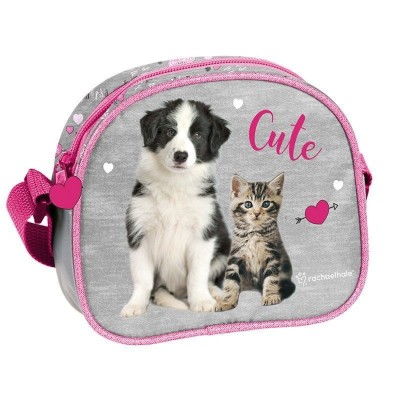 Dívčí kabelka taška přes rameno Pejsek a kočka Cute