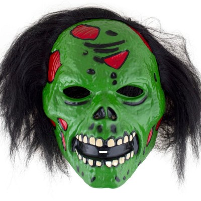 Maska zombie s vlasama