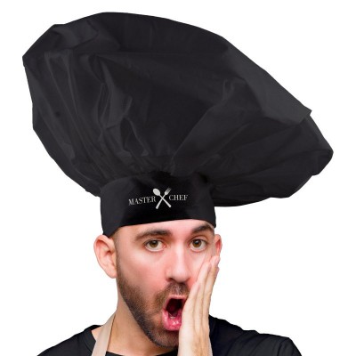 Kuchařská čepice Maxi černá Master Chef