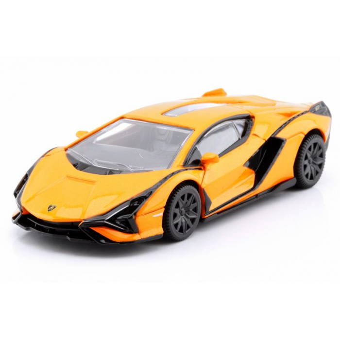Lamborghini Sian FKP 37 oranžový model auta Mondo Motors 1:43