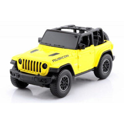 Jeep Wrangler Rubicon žlutý model auta Mondo Motors 1:43