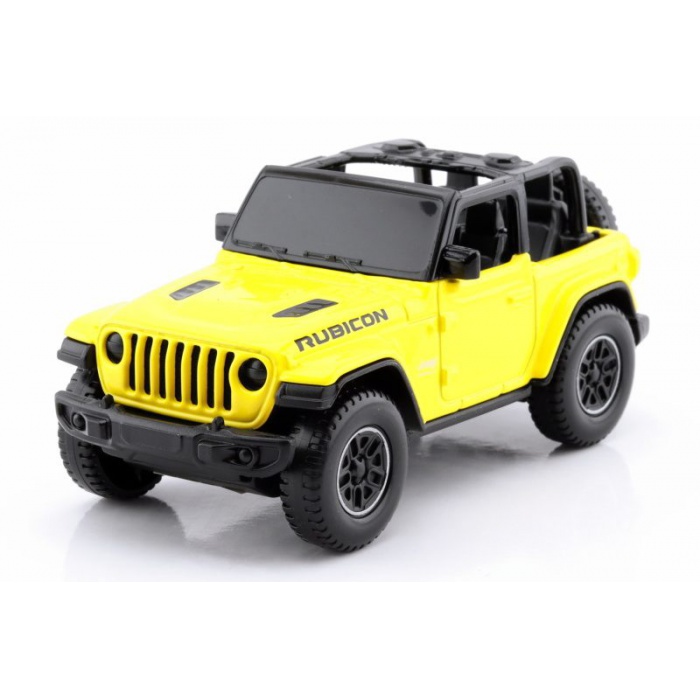 Jeep Wrangler Rubicon žlutý model auta Mondo Motors 1:43