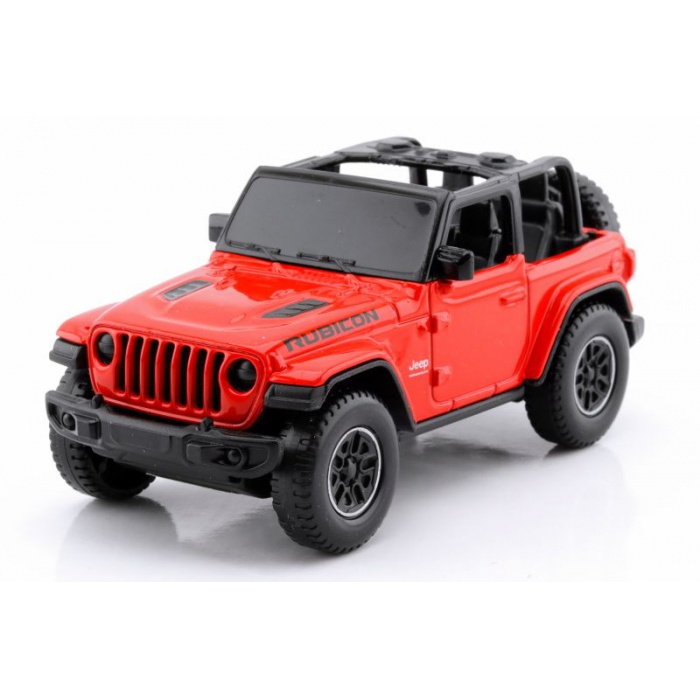 Jeep Wrangler Rubicon červený model auta Mondo Motors 1:43