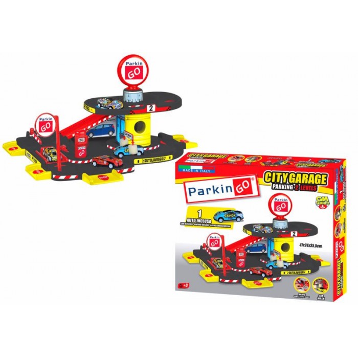 Patrová garáž s rampou pro autíčka 47cm