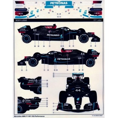 RC - Mercedes AMG F1 1:18 - 2.4GHz
