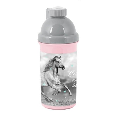 Plastová láhev 500ml Kůň růžová