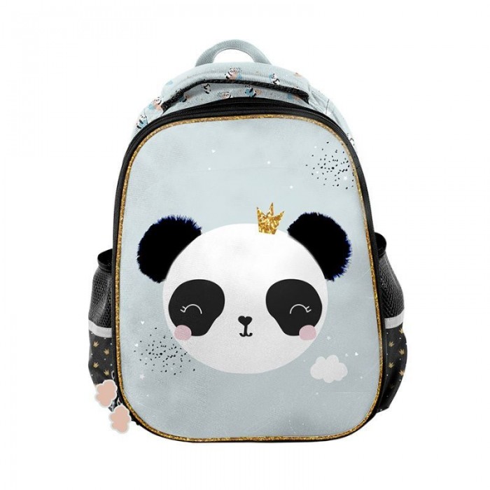 Školní batoh brašna Panda s korunkou