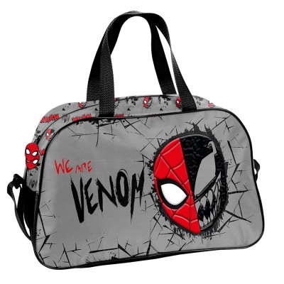 Dětská sportovní taška kabela Spiderman Venom šedá